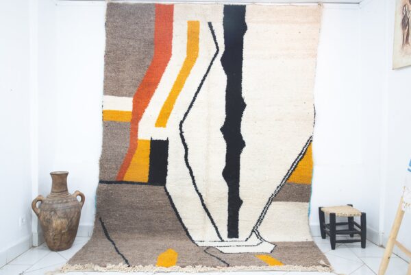 abstract geometric rugs Beni Ourain
