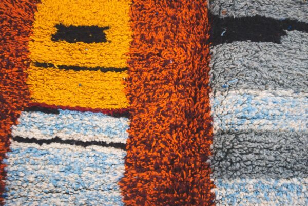 Contemporary rug 8.2 FT X 5.2 FT - Vintage berber rug - Moroccan area rug - Hand woven rug - Moroccan Contemporary rug - Wool rug - Pink rug