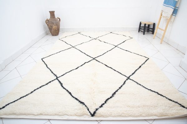 Large handwoven cream rug, bedroom rug, cotton carpet, living room rug, bohemian decor, area rug, kitchen rug, nursery rug, kids room rug.