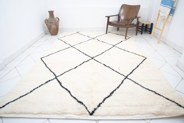 Large handwoven cream rug, bedroom rug, cotton carpet, living room rug, bohemian decor, area rug, kitchen rug, nursery rug, kids room rug.