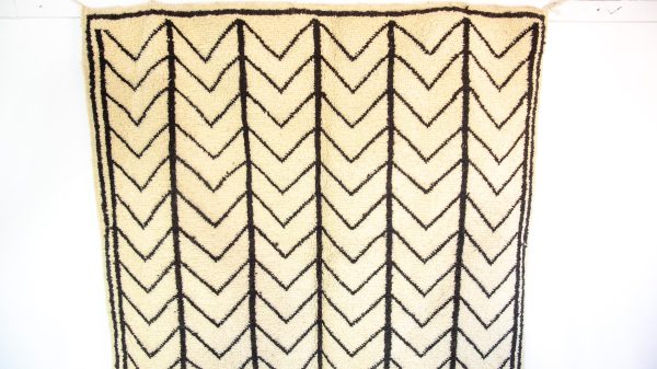 vintage Beni Ourain Rug,Large handwoven rug, bedroom rug, living room rug, bohemian decor, area rug,vintage unique rug