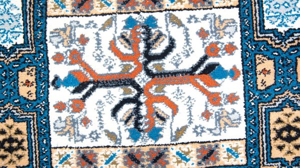 round moroccan rug, Authentic 90s Moroccan Rug, Wool Rug,Berber Teppich catpet ,Vintage Berber Rug