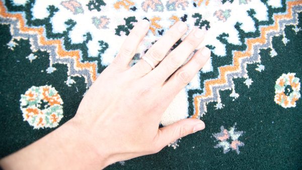 Berber Moroccan Vintage rug, Large Size Rug, Vintage Oushak RugWool Rug, Area RugAnatolian Rug
