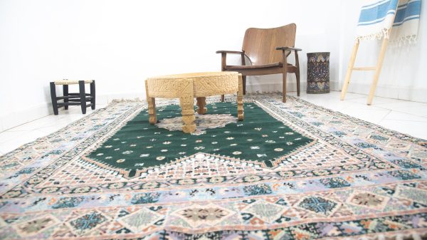 Berber Moroccan Vintage rug, Large Size Rug, Vintage Oushak RugWool Rug, Area RugAnatolian Rug