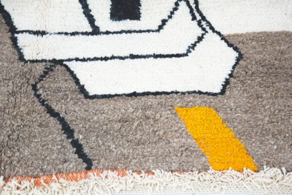 abstract geometric rugs Beni Ourain