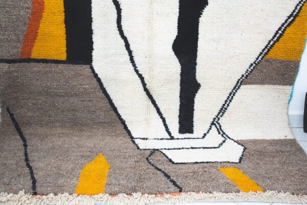 abstract geometric rugs Beni Ourain