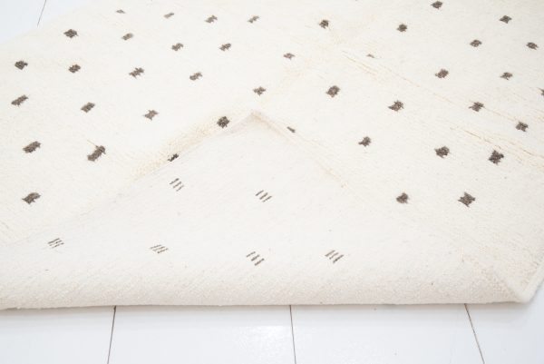 Moroccan rug Hand knotted - Beni ourain rug - all wool berber rug - handmade rug - Genuine lamb wool