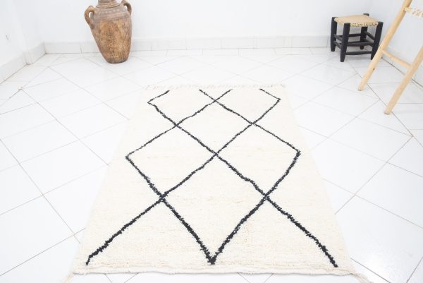 Moroccan art Carpet, vintage Moroccan Rugs, Berber Rug, Beni Ouarain Rug, Moroccan Mrirt Rug, Ethnic Boho Rugart