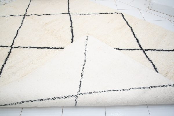 Large handwoven cream rug, bedroom rug, cotton carpet, living room rug, bohemian decor, area rug, kitchen rug, nursery rug, kids room rug.