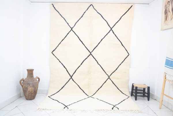 Large handwoven cream rug, bedroom rug, cotton carpet, living room rug, bohemian decor, area rug, kitchen rug, nursery rug, kids room rug.