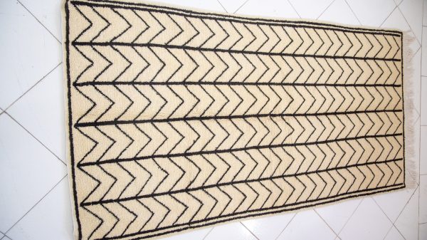 vintage Beni Ourain Rug,Large handwoven rug, bedroom rug, living room rug, bohemian decor, area rug,vintage unique rug