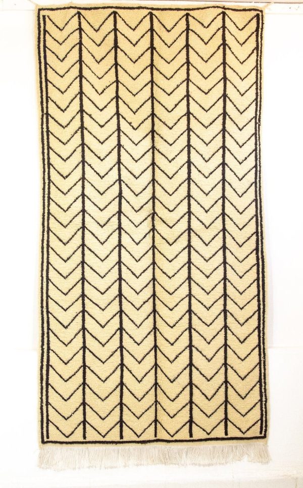 vintage Beni Ourain Rug,Large handwoven rug, bedroom rug, living room rug, bohemian decor, area rug,vintage unique rug