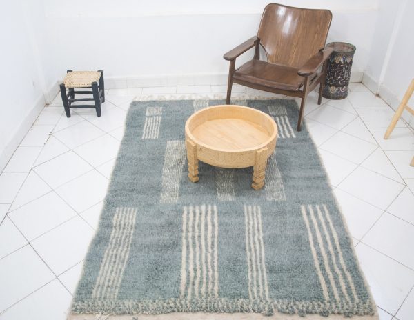 geometric Beni Ourain Rug,Large handwoven cream rug, bedroom rug, living room rug, bohemian decor, area rug,vintage unique rug