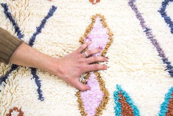 Moroccan colorful berber boho rug, berber rug, boho rug, Handmade Carpet