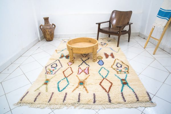 Moroccan colorful berber boho rug, berber rug, boho rug, Handmade Carpet