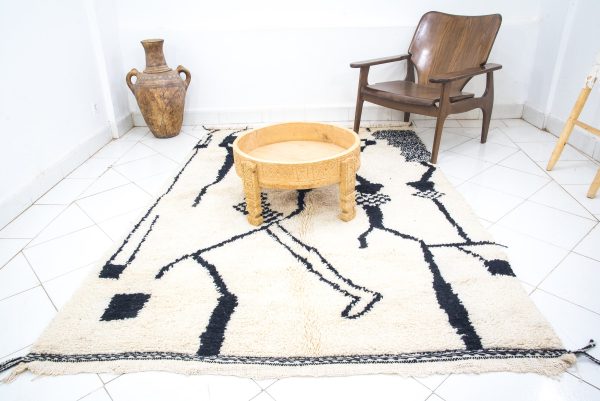BCreative Geometric Patterns Carpet from morocco Handmad Wool Rug