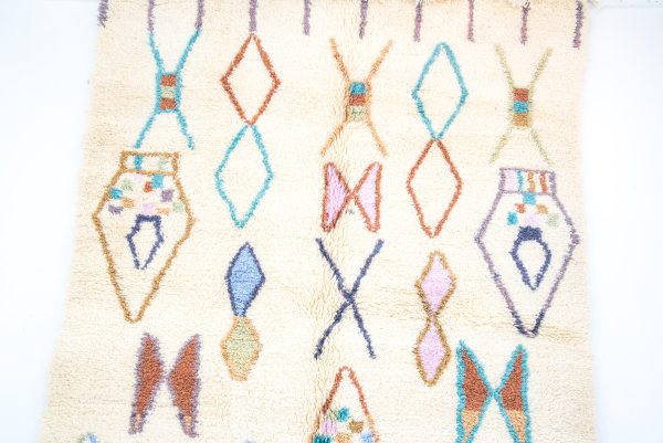 Moroccan colorful berber boho rug, berber rug, boho rug, Handmade Carpet
