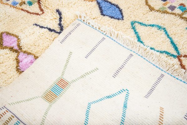 Moroccan colorful berber boho rug, berber rug, boho rug, Handmade Carpet