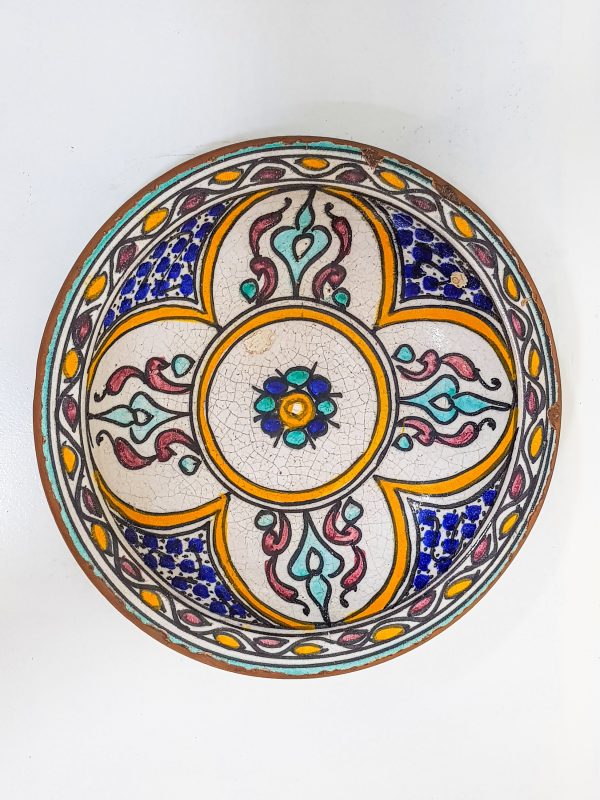Moorish Patterned Earthenware Bowls, Very beautiful moroccan antique decor