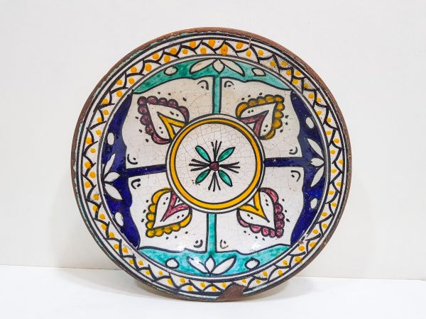Moroccan Patterned Earthenware Bowls, Very beautiful moroccan antique decor
