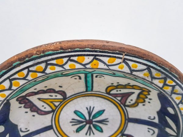 Moroccan Patterned Earthenware Bowls, Very beautiful moroccan antique decor