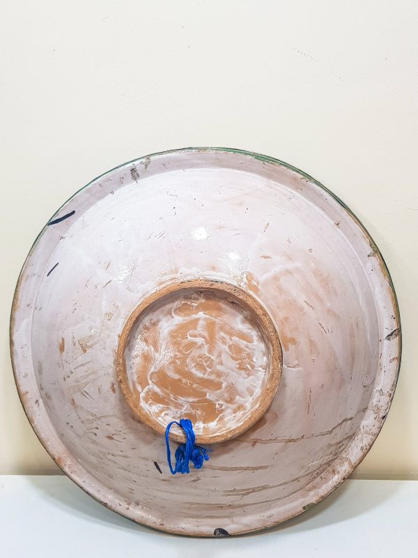 Moroccan Patterned Earthenware Bowls made from a mix of copper, Very beautiful moroccan antique decor