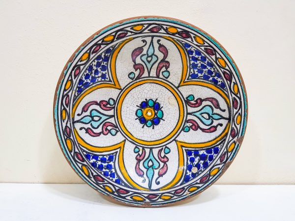 Moorish Patterned Earthenware Bowls, Very beautiful moroccan antique decor