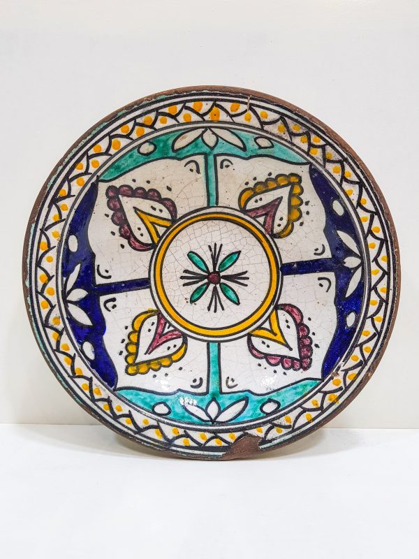 Moroccan Patterned Earthenware Bowls, Very beautiful moroccan antique decor