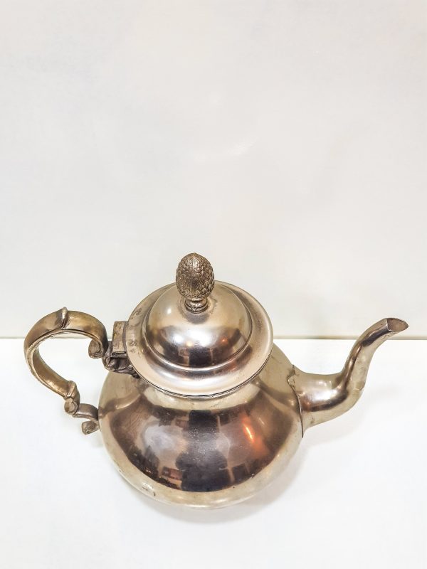 Vintage Moroccan Engraved Tea pot, VINTAGE Moroccan Copper Teapot, Antique Copper Teapot Morocco