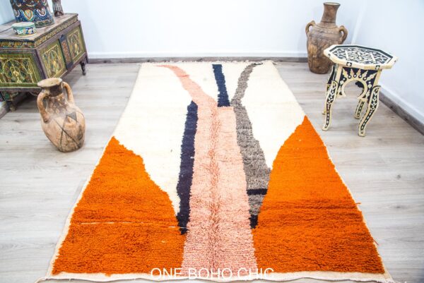 Beni Ourain Rug,Authentic Moroccan Rug,Hand Knotted Rug,Handmad Wool Rug,Berber Teppich,Vintage Berber Rug,Moroccan Teppich,Moroccan Carpet