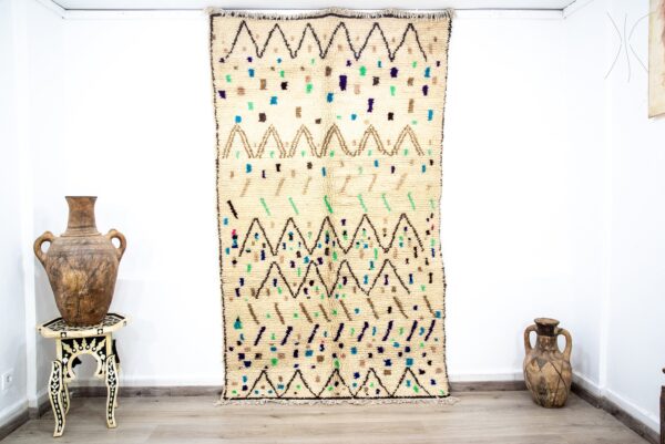 Moroccan colorful berber boho rug, berber rug, boho rug, Handmade Carpet