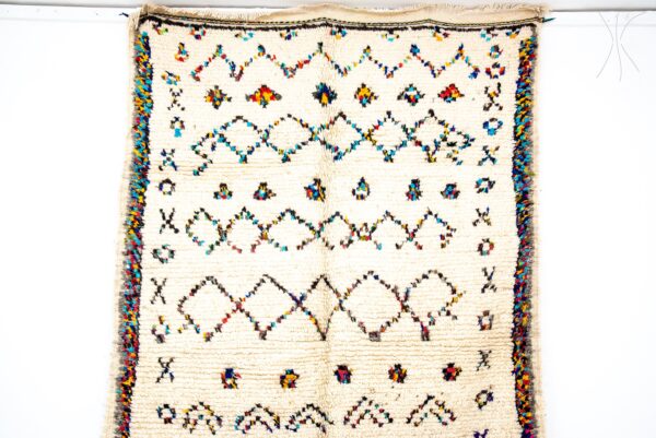 Moroccan rug Hand knotted - Beni ourain rug - all wool berber rug - handmade rug - Genuine lamb wool