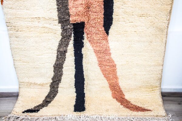 Beni Ourain Rug,Authentic Moroccan Rug,Hand Knotted Rug,Handmad Wool Rug,Berber Teppich,Vintage Berber Rug,Moroccan Teppich,Moroccan Carpet