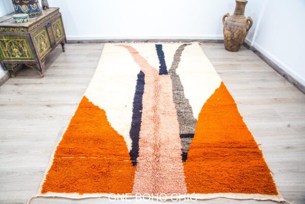 Beni Ourain Rug,Authentic Moroccan Rug,Hand Knotted Rug,Handmad Wool Rug,Berber Teppich,Vintage Berber Rug,Moroccan Teppich,Moroccan Carpet