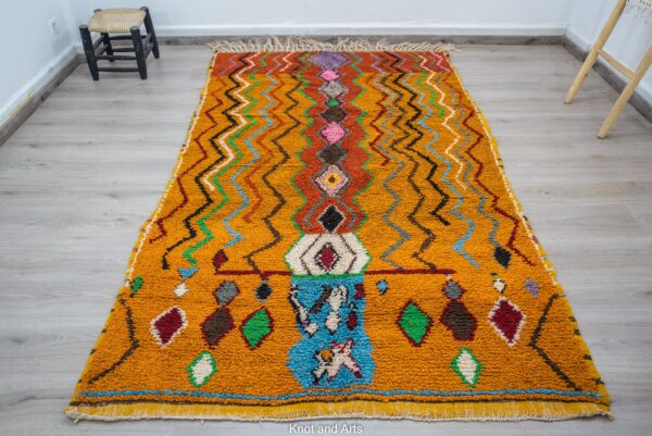 vibrant rugs from Morocco Hand Knotted Rug, Uzbek rugs, Wool Rug,Berber Teppich,Vintage Berber Rug,Moroccan Teppich,Moroccan Carpet