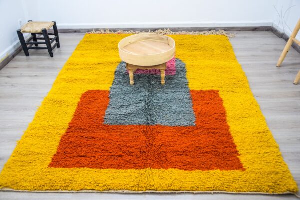 Colorful Moroccan rug,Tuft Rug, sheepskin rug,Nordic Geometric Rug, modern rug, tufted rug,dada rug