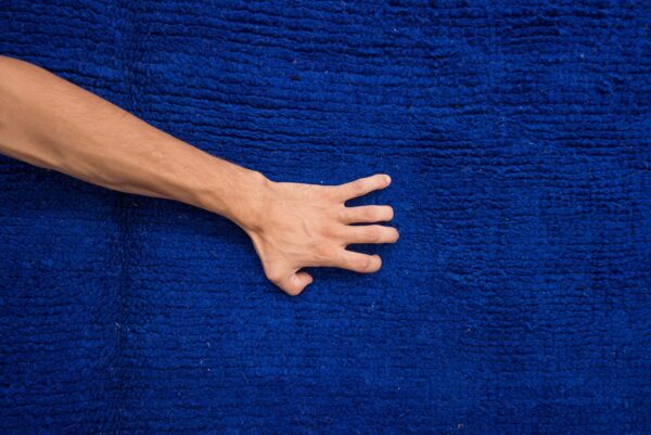 moroccan rug,Tuft Rug, sheepskin rug,Nordic minimalist Rug, modern rug, tufted rug,dada rug, blue berber rug, unicolor wool rug, blue arts